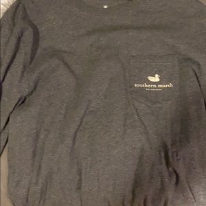 Southern marsh long sleeve pocket tee